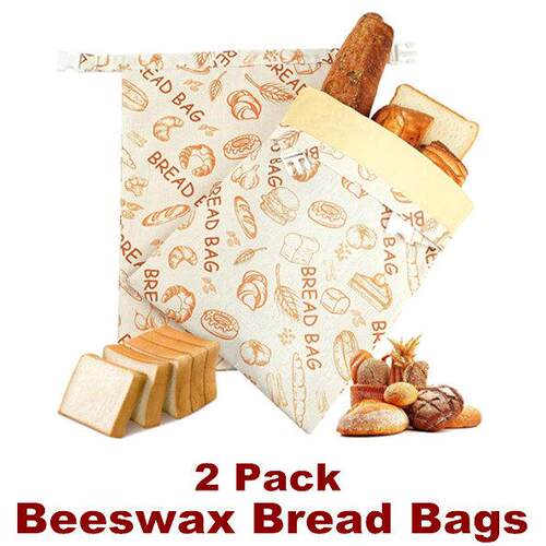 Beeswax Bread Bags Cotton Bees Wax Food Storage Sourdough