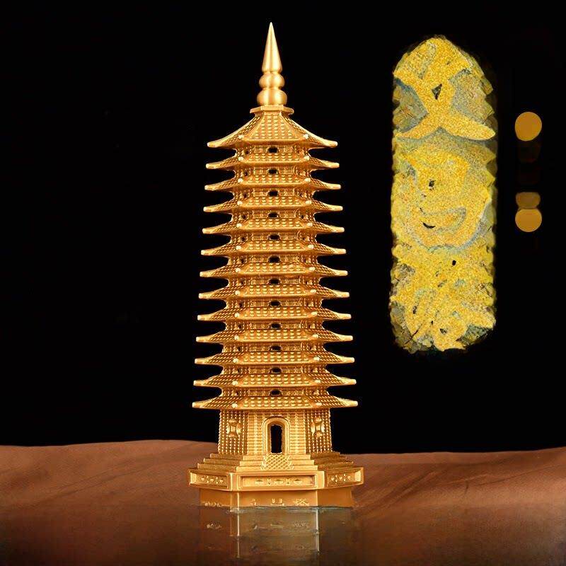 文昌塔饰品铜9楼13楼13楼客厅书房书桌铜宝塔文昌塔旗舰店纯