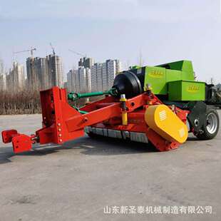 秸秆捡拾方形打捆机视频农补型秸秆稻草方形打捆机自动化方包机