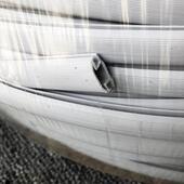 衣柜条k001门防撞条胶条合金铝防撞条移门防胶防撞撞胶条