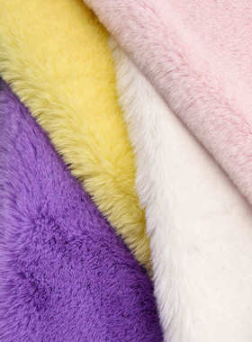 20毛大兔毛现货1250克兔毛20mm仿獭兔毛服装鞋材仿兔毛毛绒面料