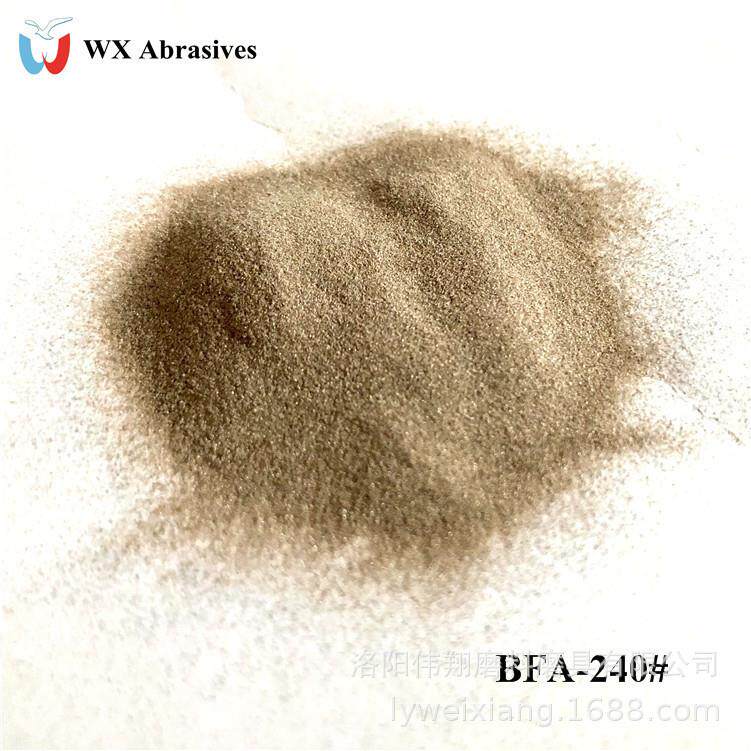 现货供应一级棕刚玉180# 铝材铜件喷砂用 抛光打磨除锈喷砂机磨料