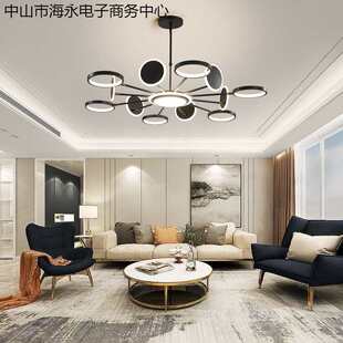 大气创意灯卧室餐厅led灯具 轻奢客厅LED吸顶吊灯 22北欧风格 新款