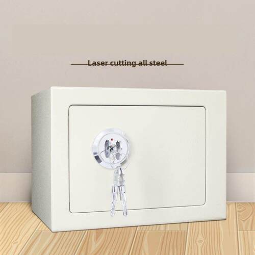 带钥匙锁的老人收纳箱家用收纳箱私人钱柜迷你保险箱