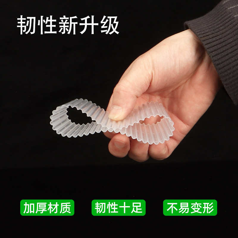 一次性90口径咖啡奶茶注塑杯专用简约透明隔热防滑PP塑料杯套批发