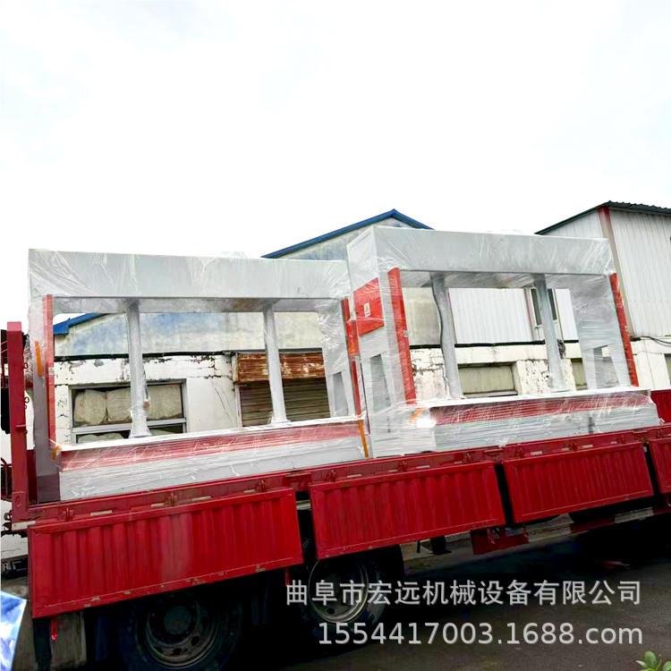 动升降双缸铝蜂窝板压板机 全自动门实木压合QIT形木工热整压自机