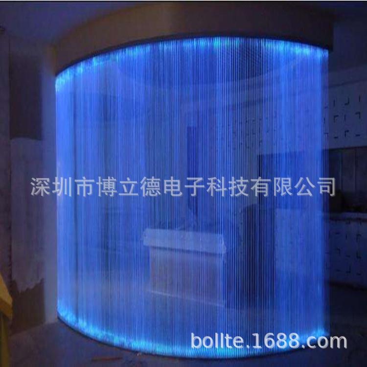 厂家直销水幕帘流水光纤水帘智能水幕水景设备厂家