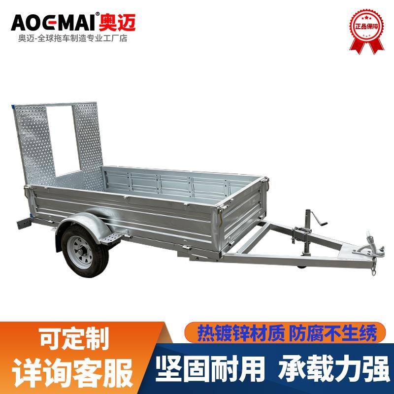 1吨箱式出口平板拖车越野车清障车牵引车定制工具车专业源头厂家