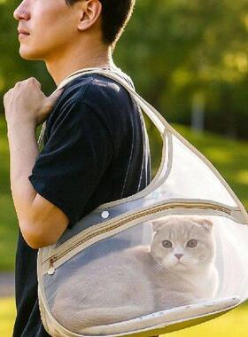 Simple Fashion Breathable Pet Carrier Bag Nylon Large Space
