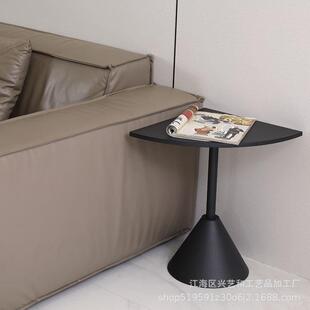 沙发转角移动置物台三角形边几客厅床头卧室阳台角几奶油风桌子