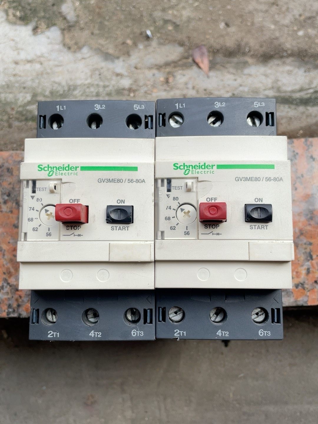 拆机 正品施耐德电机马达保护器GV3ME80，56一80A，