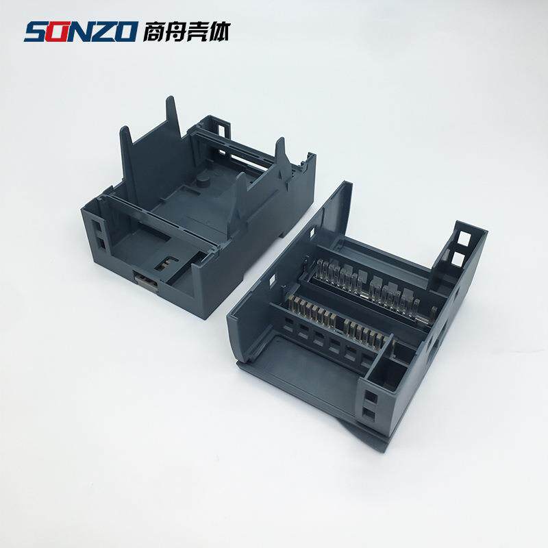 模拟量输入输出控制仪器仪表注塑外壳PLC工控塑料壳100*70*75MM