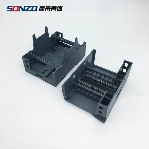 模拟量输入输出控制仪器仪表注塑外壳PLC工控塑料壳100*70*75MM