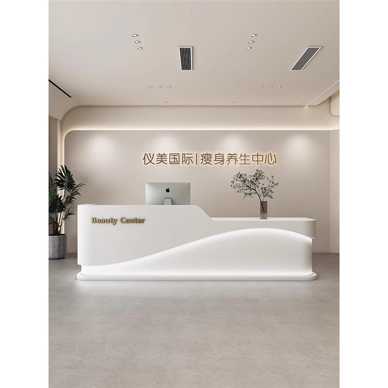 美容院收银台服装店口腔牙科吧台艺术舞蹈培训班公司前台接待台桌