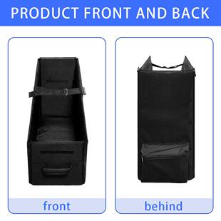 热销折自行车收纳箱载车后备箱收纳盒车储汽物防水bike叠stor折叠