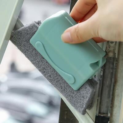 Window and door groove cleaning brush, window slot and crevi