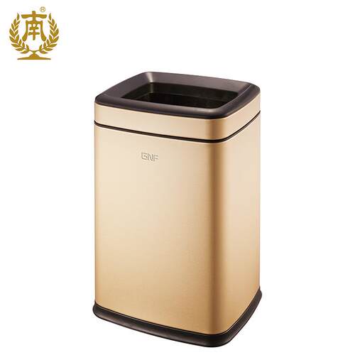广州南方6L-40L塑料盖开口酒店垃圾桶长方形办公室垃圾桶