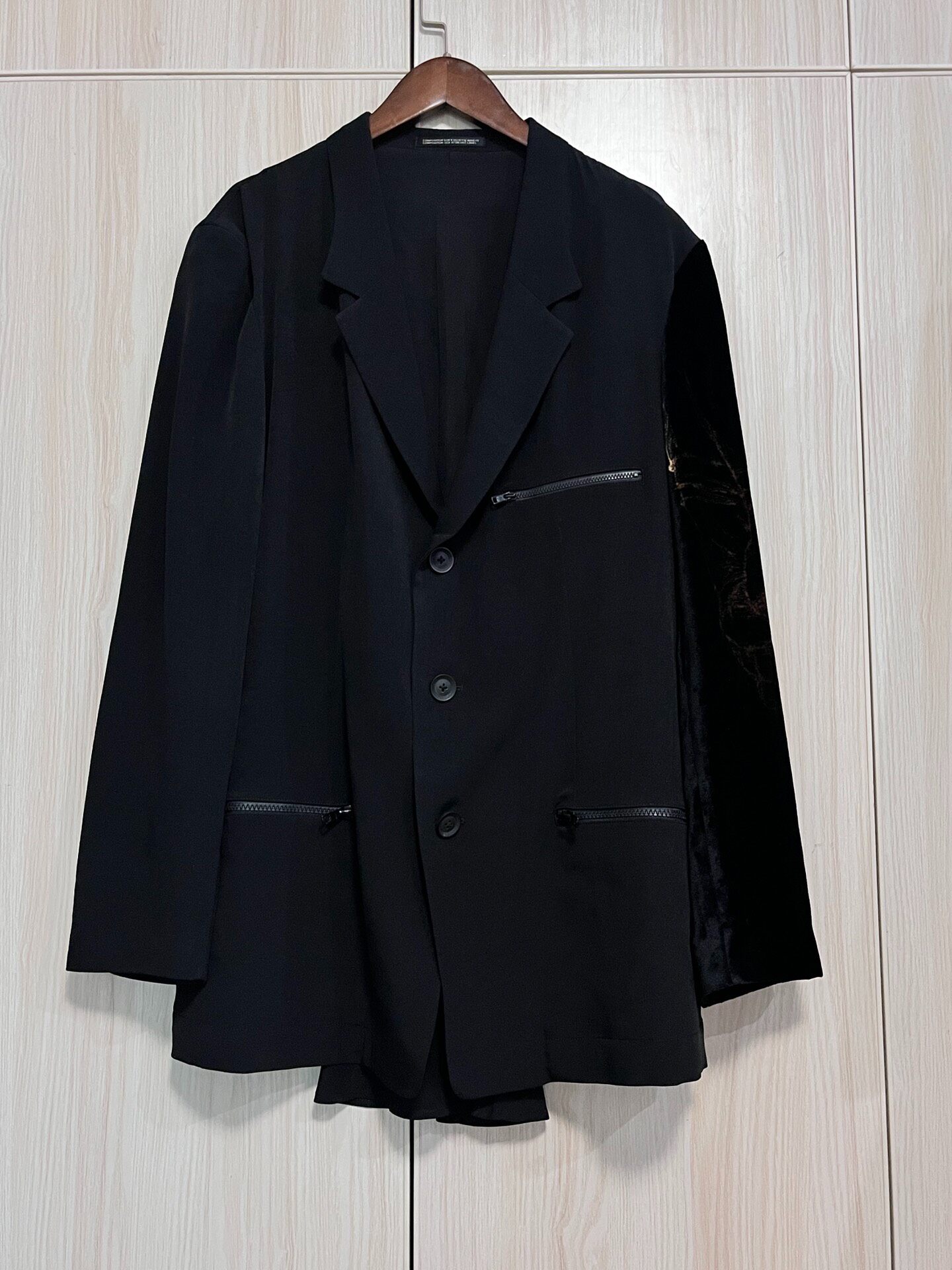 Yohji Yamamoto 20SS Velvet Sleeve Jacket