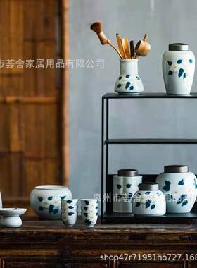 新日式简约茶棚茶具茶壶收纳架展示架博古架茶道茶杯架花盆置物架