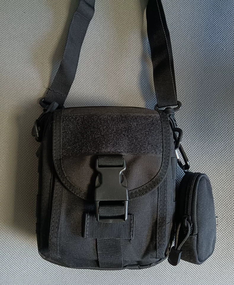 战术单肩挎包 molle附件挂包胸包 户外登山野营小挎包腰包 骑行腰包 多功能防水单肩包 休闲轻便单肩包