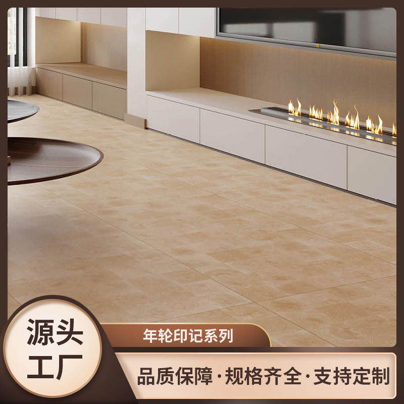 复古年轮印记木纹砖600X1200客厅卧室哑光仿实木地板砖工厂直销