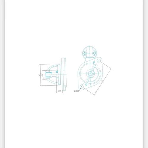 常发1130起动机马达QDJ1407E起动机马达12V9齿
