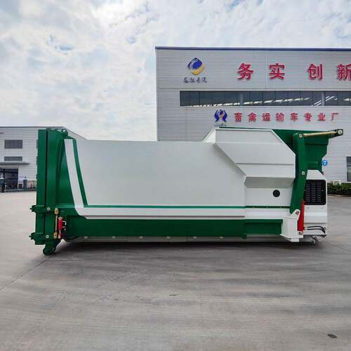 天龙勾缩臂套垃8圾圾车1方移动压垃箱垃圾站04厂家现车分期
