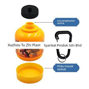 蛋白粉便携盒杯诺特兰德蛋白粉盒便携式漏斗收纳盒代餐奶昔药盒分