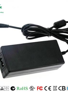 热销安规六级能效UL FCC认证24V2.5A 60W 安防 LED灯具开关电源