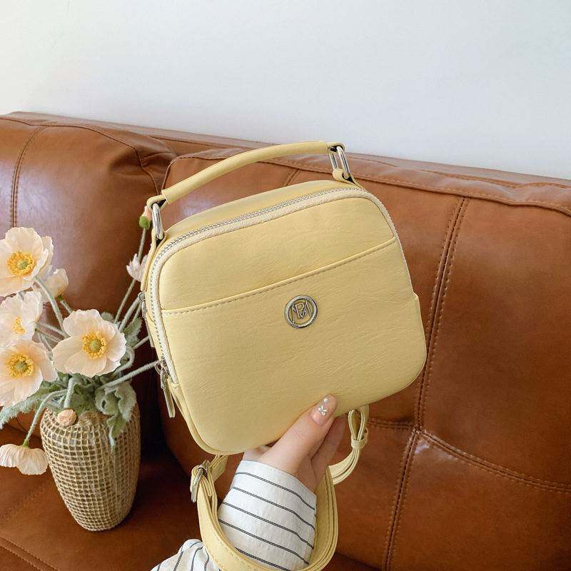 斜挎包女包2025新款潮夏天小众设计肩手提小方包多用韩版双肩包