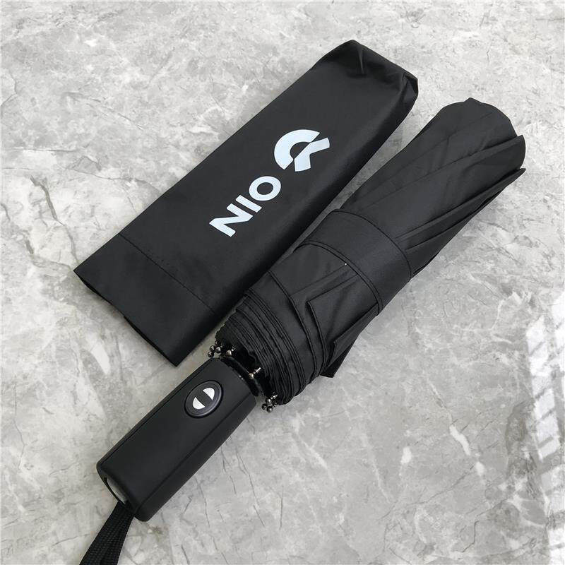 高档来蔚大es6s8雨伞原厂全自动折叠e男长柄超号4S原装订制logo广