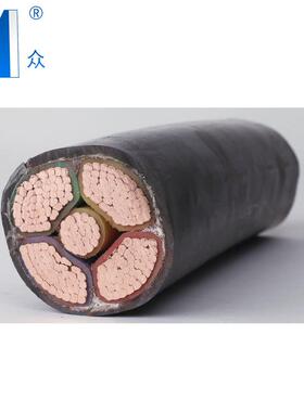 Z卓众，-YJV-0.6/1kv 3*185+1*95阻燃- 电力电缆铜R芯硬线国标保