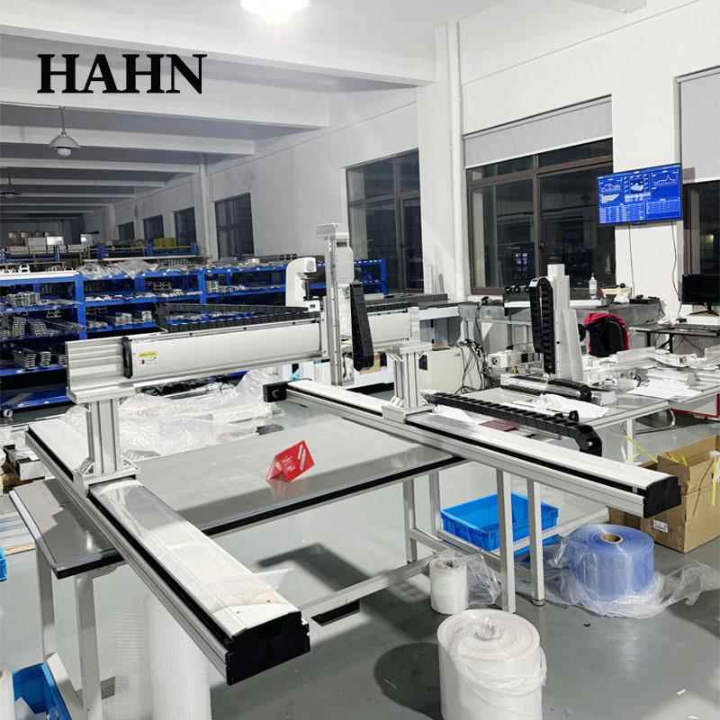 工业机器人xyz三轴立式龙门双驱滑台全封闭同步带直线模组厂