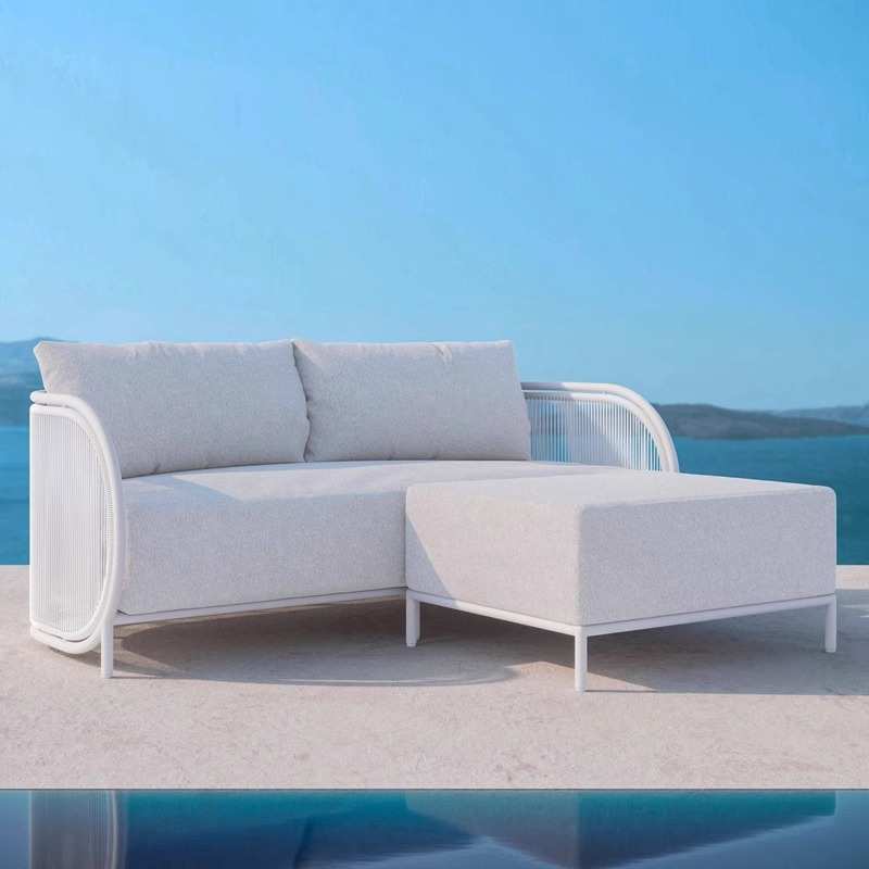 户外藤编沙发防晒两人三人组合露天户外沙发铝合金户外庭院沙发