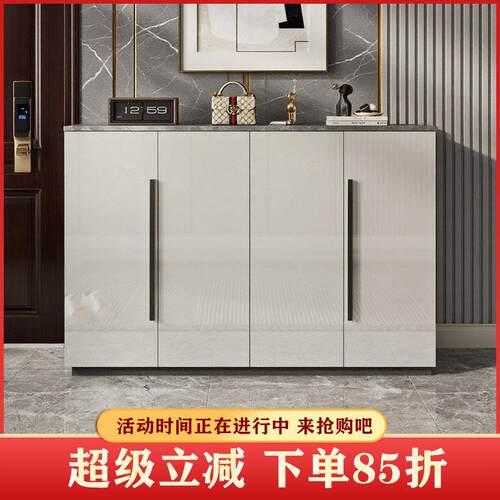 烤漆鞋柜家用门口大容量入户楼道收纳柜进门口玄关柜经济型鞋架子