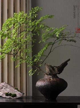 覆古陶瓷花瓶客厅插花景德镇侘禅宗茶室入口中国风装饰粗陶壶
