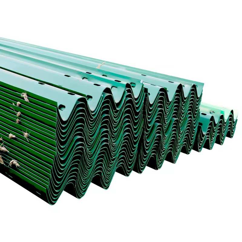 护栏隔离乡村梁护热镀锌厂家双栏波高速公路波形防撞钢栏板