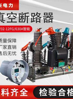 飓兴电力厂家10KV户外压真空断路器ZW32-12FG/630A智能柱上开关