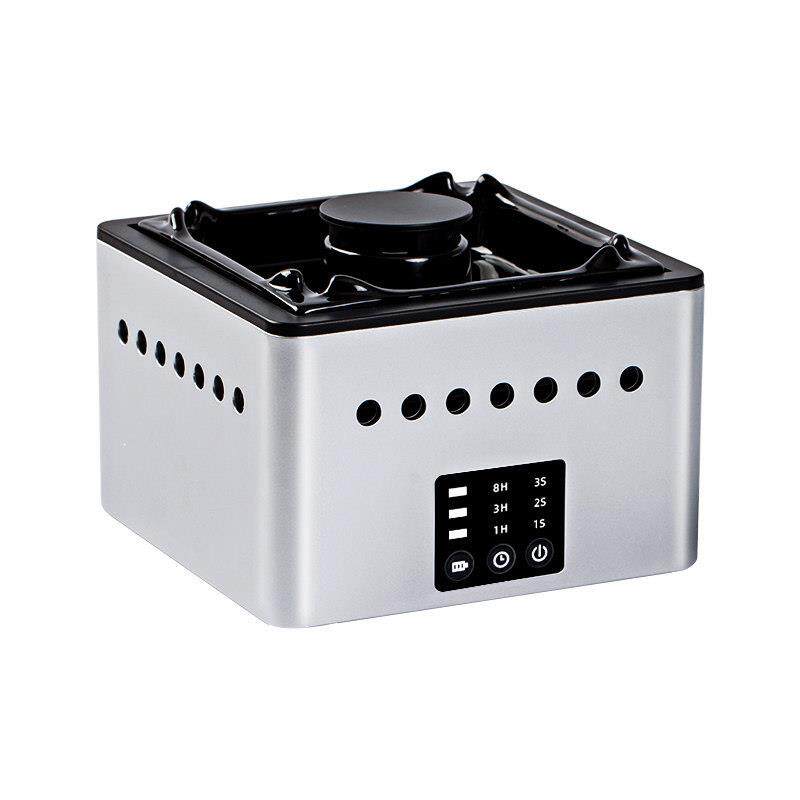 多功能智能烟灰缸空气净化器 家用负离子办公除烟除尘桌面净化机