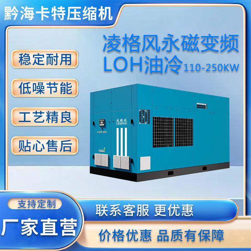 厂家直营凌格风LOH油冷永磁变频空压机110-250KW空气压缩机