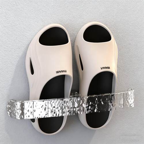 Luxury Non-Drilling Slipper Rack Bathroom Storage Shelf Shoe