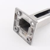 泳池立柱玻璃夹304不锈钢围栏立柱夹 免开孔落地固定夹楼梯及配件