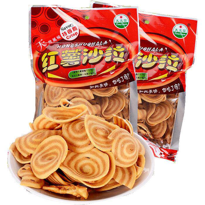 天宜园红薯沙拉猫耳朵膨化食品零食南瓜酥麦派烤牛馍学生怀旧