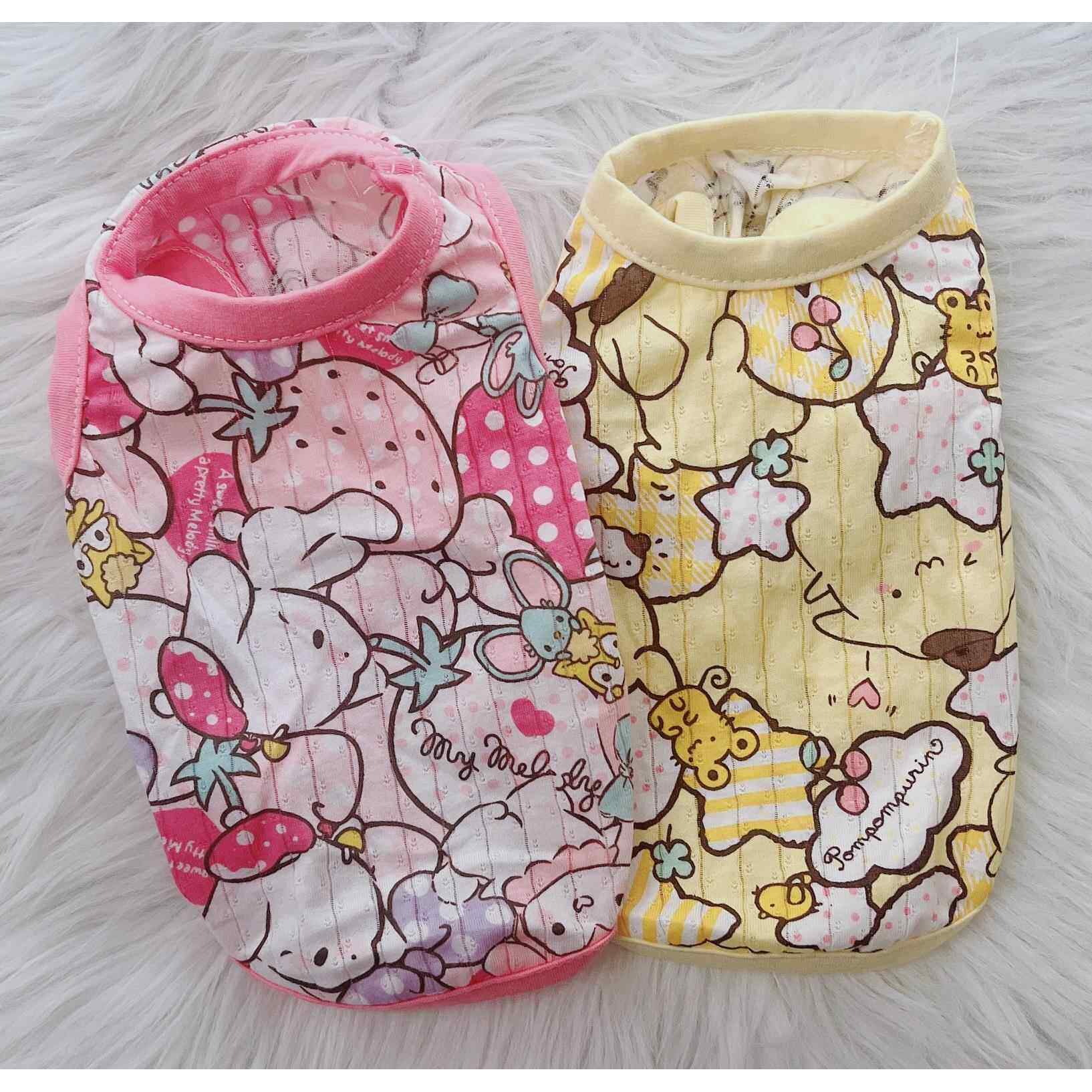 新品派可-23018棉卡通背心 宠物狗衣服厂家