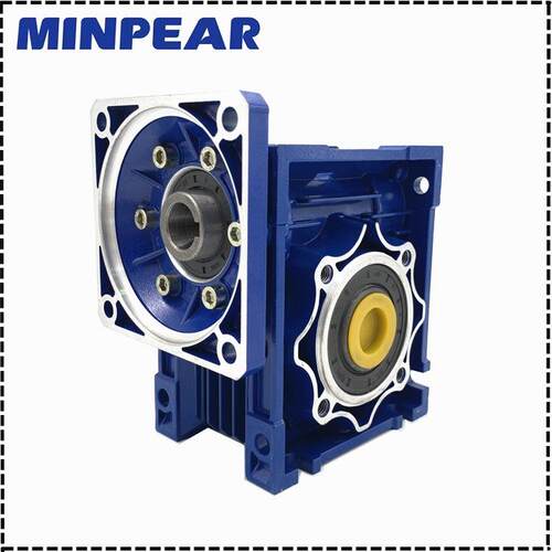 NMRV蜗轮蜗杆减速机配伺服步进方法兰减速箱低间隙RV小型齿轮箱