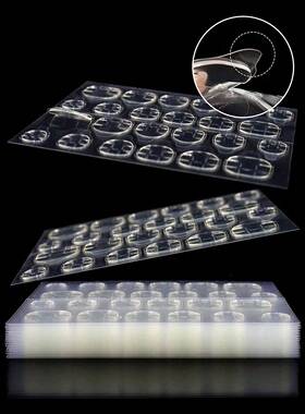 12 Sheets/288pcs Super Sticky Jelly Glue Press-On Nails With