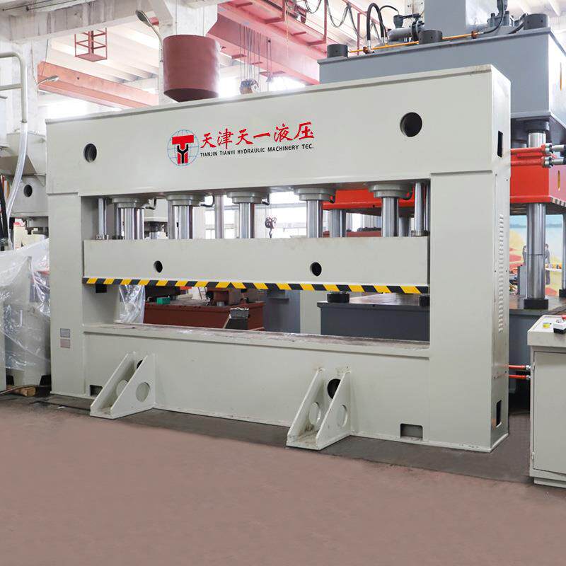 500吨集装箱顶板模压成型机500t龙门框架五缸大工作台拉伸液压机