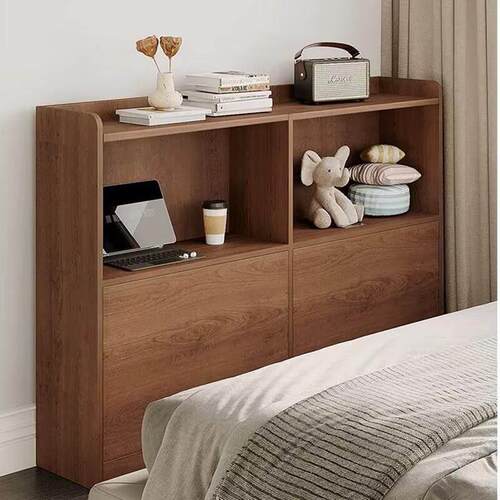 轻奢实木床边柜卧室超窄柜床尾柜靠墙夹缝柜床头置物柜收纳柜定制