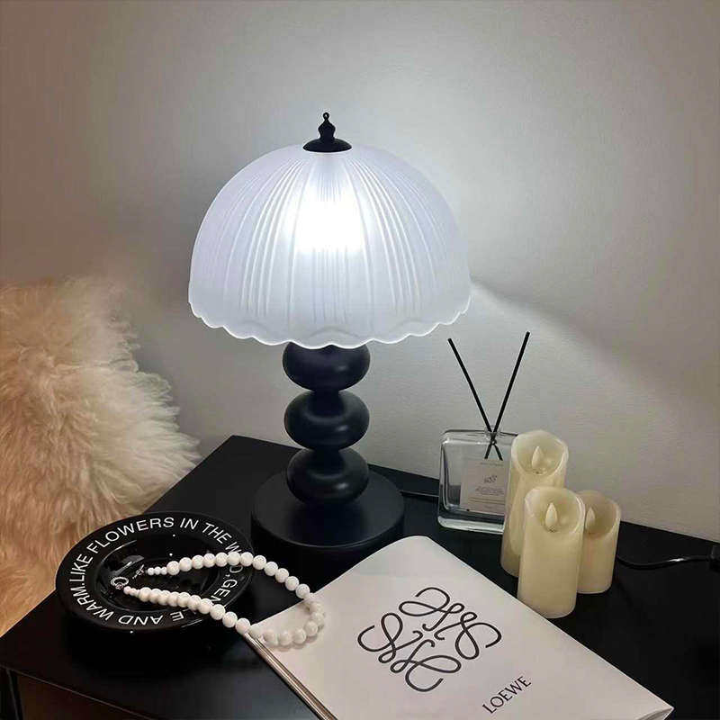 中古侘寂风台灯美式复古卧室书房床头灯温馨葫芦美法式装饰小夜灯