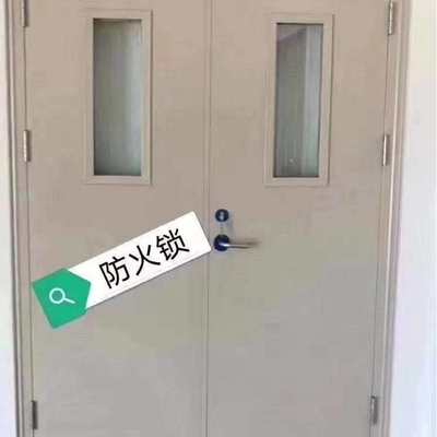 价格优惠钢制防火门工厂 双开带玻璃视窗防火门 工程甲级防火门